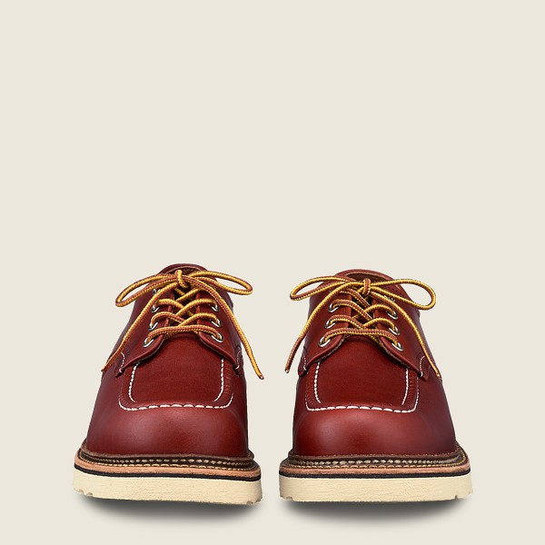 Red Wing Oxford Mens Burgundy - Classic - Russet Portage Leather - 4982610-OC